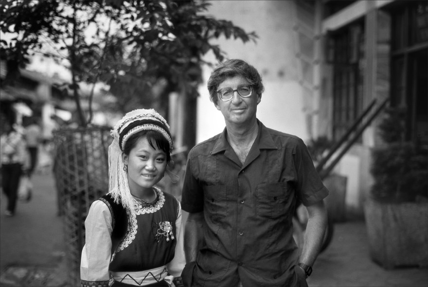 Don Gibbs with minotiy girl 1986